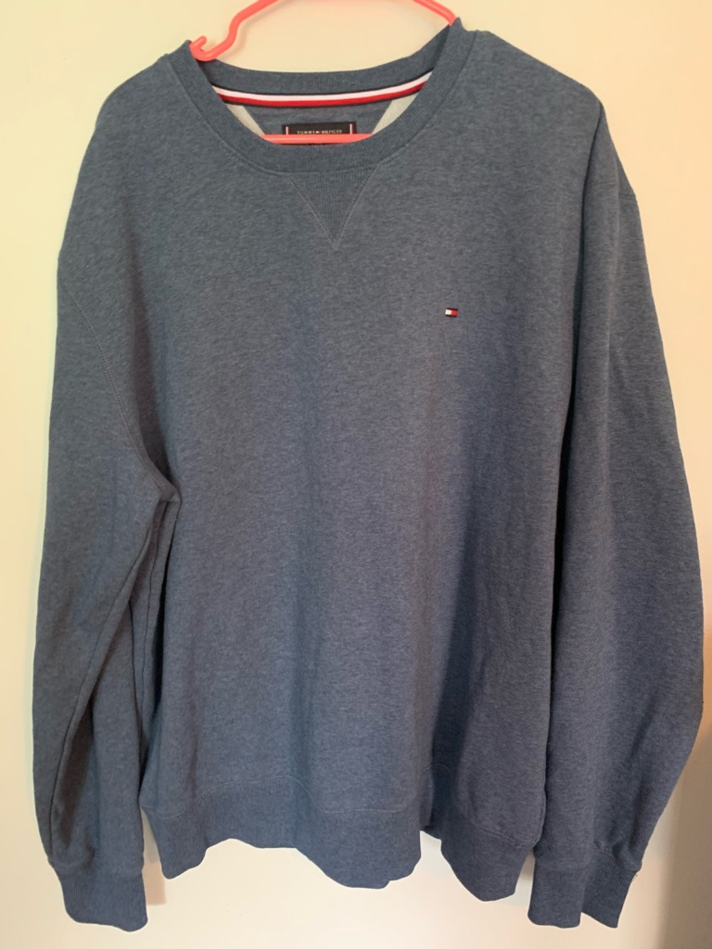 Tommy Hilfiger Men's Blue Crewneck Sweatshirt, Size XXL